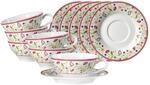 Ritzenhoff & Breker Teetassen mit Untertassen Shanti Ostfriese 100 ml 6er Set