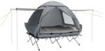 SoBuy Campingzelt mit 1 T&uuml;r Hellgrau 193x145x185cm Funktional