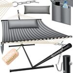 KESSER&reg; H&auml;ngematte HILL mit Gestell Kissen Doppelh&auml;ngematte f&uuml;r 2