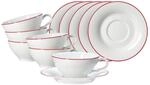 Ritzenhoff & Breker Teetassen mit Untertassen Ostfriese 100 ml 6er Set