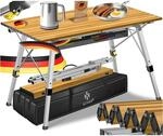 KESSER&reg; Campingtisch faltbar Klapptisch mit Aluminiumrahmen Aufrollbare Tischplatte