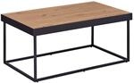 Inter Link Couchtisch Sofatisch Passione - schwarz und eiche artisan nachbildung