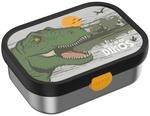 Mepal Edelstahl-Brotdose mit Gabel Campus 18 x 13 cm