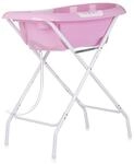 Chipolino Babybadewanne St&auml;nder Noemi klappbar, Ablauf, Ablagef&auml;cher, ab Geburt