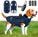 LOVPET&reg; Hundejacke Hundemantel mit Geschirr, inkl. 45 St&uuml;ck Kotbeutel + Spender,