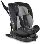 Cangaroo Kindersitz Gravity i-Size (40-150cm) Sitz drehbar, Kopfst&uuml;tze, Isofix grau
