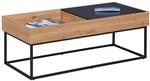 Inter Link Couchtisch Filora aus Holz und Metall