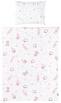Chipolino 5-teiliges Bettw&auml;sche Set, Decke 95 x 125 cm Kissen 35 x 45 cm rosa...