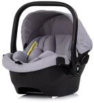 Chipolino Babyschale Pearl i-Size (40-85cm) Sonnendach 3-Punkt-Gurt Kopfst&uuml;tze grau