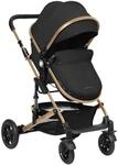Kikkaboo Kombikinderwagen Amaia 3in1 i-Size Babyschale umbaubar Federung Tasche