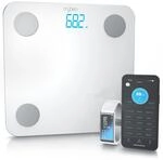 MyBeo Digitale Bluetooth K&ouml;rperfettwaage Diagnosewaage mit App-Steuerung wei&szlig;