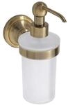 Brillantbad BETRO BRONZE Seifenspender Messing Glas Bronze 80x190x120 mm, 230...
