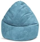 Sitzsack BeanBag Shara XXL - 300 Liter in Cord-Optik Petrol