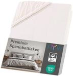 NYVI Spannbettlaken DreamScience Premium - Komfort Spannbetttuch, 190g/m&sup2;,