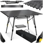 KESSER&reg; Campingtisch faltbar Klapptisch mit Aluminiumrahmen Aufrollbare Tischplatte