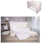 Lorelli Babybettw&auml;sche Set Smile 6-teilig Decke 140x95 Kissen 43x35 Bett 120x60
