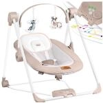 KIDIZ&reg; Babywippe Babyschaukel mit 5 Geschwindigkeitseinstellungen zusammenklappbarer