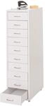 Rollcontainer Preston T851, Schubladenschrank Stahlschrank, 110x28x41cm 10...