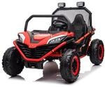 Chipolino Kinder Elektrofahrzeug Explorer Doppelsitzer Offroad LED Hupe MP3 USB rot