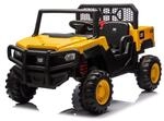 Chipolino Elektrobuggy CAT UTV Doppelsitzer, Fernbedienung, Hupe, USB-Anschluss gelb