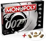 Monopoly - James Bond + 6 EXTRA Gold Spielfiguren Deutsch Franz&ouml;sisch Edition...