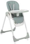 Kikkaboo Kinderhochstuhl Spicy faltbar, Tisch abnehmbar, verstellbar, 4 R&auml;der