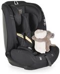 Moni Kindersitz i-Size Start (76-150cm) Kopfst&uuml;tze verstellbar, Kuscheltier schwarz