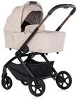 Chipolino Kombikinderwagen Winner 2 in 1 Babywanne klappbar Fu&szlig;abdeckung Korb beige