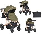 Moni Kombikinderwagen 2 in 1 Thira Babywanne, umbaubar, Sportsitz, Fu&szlig;abdeckung