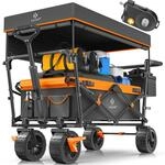 KESSER&reg; Bollerwagen faltbar GT9000 Handwagen mit Dach Transportwagen max.