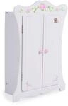 Moni Puppenkleiderschrank PH12B011, Holz, Ma&szlig;e 42,5 x 22 x 57 cm, 3...