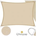 KESSER&reg; Sonnensegel Sonnenschutz Windschutz HDPE Gewebe wasserabweisend &