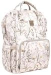 Kikkaboo Wickeltasche Siena, Rucksack, Wickelunterlage, Griffl&auml;nge einstellbar beige