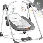 KIDIZ&reg; Babywippe Babyschaukel mit 5 Geschwindigkeitseinstellungen zusammenklappbarer