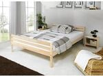 TiCAA Einzelbett Doppelbett Nadine 140x200 Kiefer