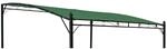 DEGAMO Ersatzdach f&uuml;r Anbaupavillon MANTOVA, PVC-beschichtet, dunkelgr&uuml;n
