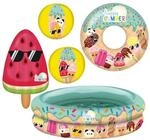 Happy People - Happy Summer Schwimmset (5-teilig) Planschbecken Schwimmring Pool