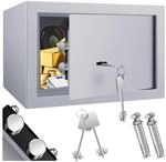 KESSER&reg; M&ouml;beltresor mit Doppelbartschloss, Safe Tresor Geldschrank Boden-Wandtresor