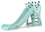 Moni Kinderrutsche Pooh 18024, Basketballkorb, bis 40 kg, 172 cm Rutschl&auml;nge in blau