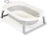 Cangaroo faltbare Babybadewanne Terra Digitalthermometer 87 cm lang Wasserablauf grau