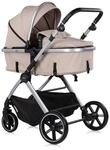 Chipolino Kombikinderwagen Pearl 2 in 1 umbaubar Rucksack Fu&szlig;sack Korb Federung