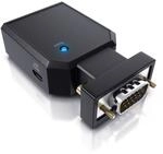 CSL 1080p VGA zu HDMI Video-/Audio Konverter, VGA & 3,5mm-Klinke zu HDMI Typ A