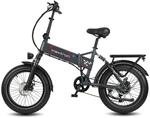 Maxtron Polaris, Falt-E-Bike, Off-road E-Bike, 20" Zoll, dunkelgrau