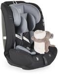 Moni Kindersitz i-Size Start (76-150cm) Kopfst&uuml;tze verstellbar, Kuscheltier grau