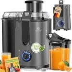 KESSER&reg; Entsafter f&uuml;r Obst und Gem&uuml;se aus Edelstahl 1100W gro&szlig;e 85 mm