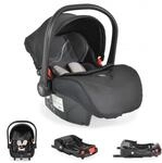 Moni Babyschale Multi Set mit Isofixbasis Royal, i-Size (40 - 87cm) Gruppe 0+ schwarz