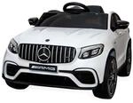 Moni Kinder Elektroauto Mercedes AMG GLC 63S, EVA-Reifen, Musik, Fernbedienung wei&szlig;