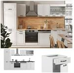 Vicco K&uuml;chenzeile K&uuml;chenblock Einbauk&uuml;che R-Line 300 cm Landhaus Wei&szlig; KUS