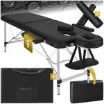 tectake&reg; 2 Zonen Massageliege-Set, Breite 61 cm, Polsterung 4 cm, mit