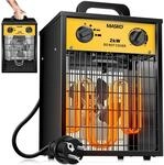 MASKO&reg; Elektroheizer Heizl&uuml;fter Bauheizer mit integriertem Thermostat elektrisch